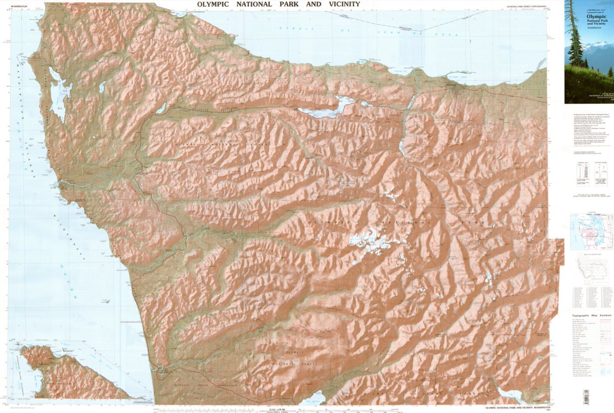It's #FreeMapMonday! Retweet and follow us for a chance to win the map of Olympic National Park, WA!

#USGSStore (U.S. residents only)