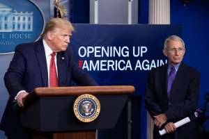 Someone's having fun slipping in <a href="/JoeBiden/">Joe Biden</a>'s logo features in @realdonald_tru's 'Opening Up America' sign. Subliminal message?