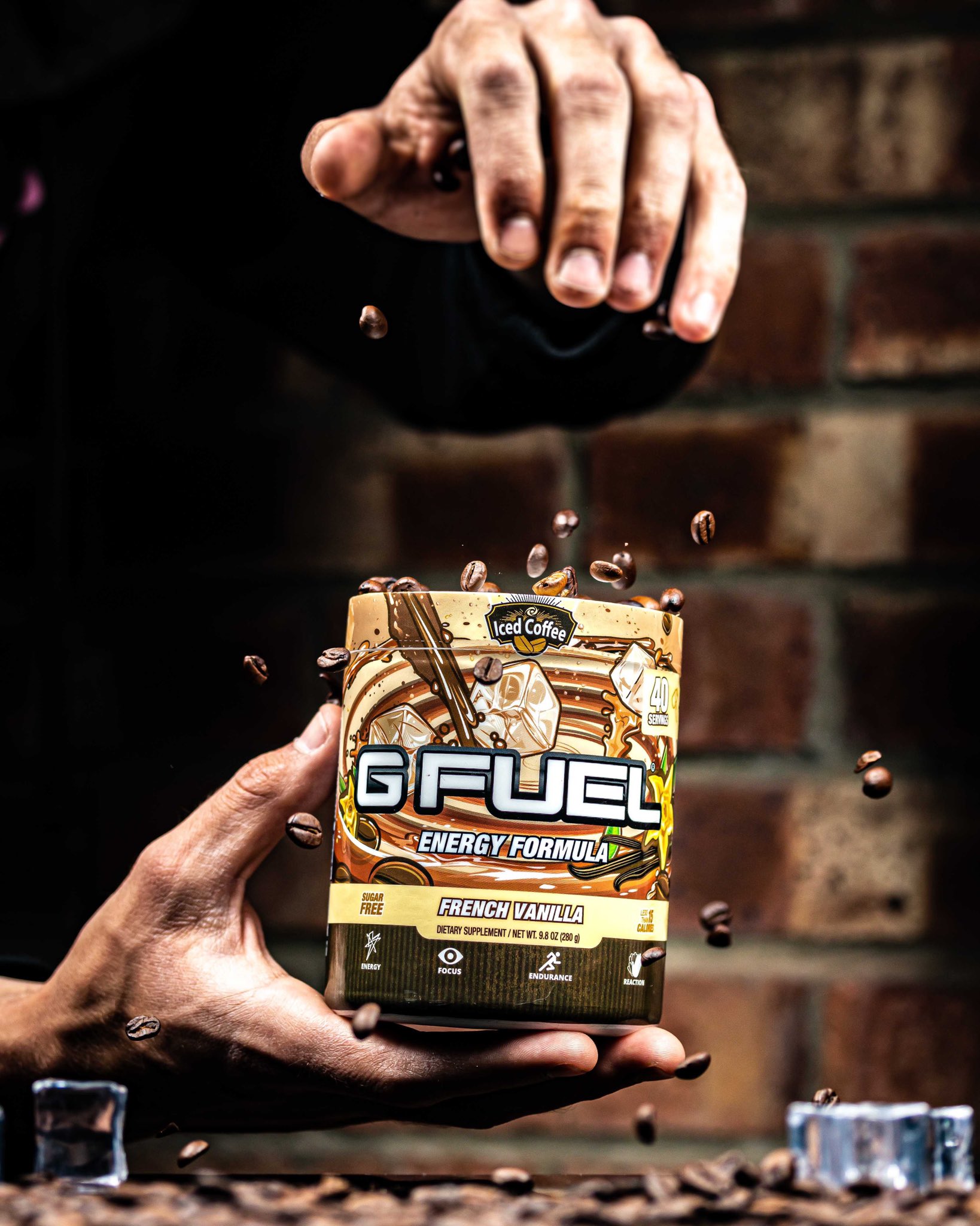 G Fuel On Twitter 1 Scoop Of French Vanilla 1 2 Water 1 2 Milk 3 Ice Cubes Gfuel Iced Coffee Heaven