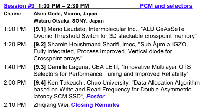 IMIMaterials's tweet photo. Mario Laudato will virtually present “ALD GeAsSeTe Ovonic Threshold Switch for 3D Stackable Crosspoint memory” at the @IEEEEDS International Memory Workshop. Available on-demand from May 17th-25th for all IMW 2020 participants. #ALDep #Digiliving @IEEEorg https://t.co/2A9Xb6xnKj