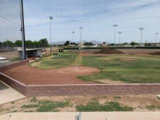 Demolition of ysleta baseball field has begun. Turf to be installed on entire field.  Bitter sweet moment.