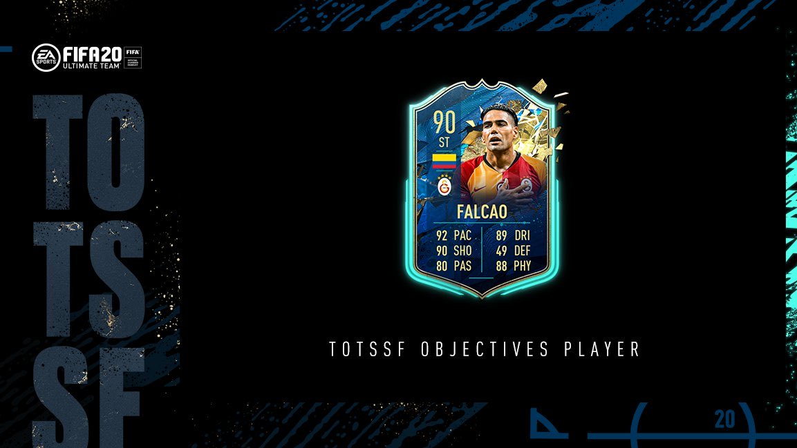 FIFAntastic's tweet photo. Falcao TOTSSF ya disponible en los Objetivos Semanales de #FIFA20 https://t.co/6oh0Nmq27T