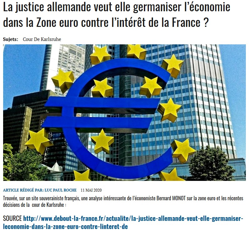 LIDDEF_'s tweet photo. 🇪🇺🇫🇷La justice allemande veut elle germaniser l’économie dans la Zone #euro contre l’intérêt de la #France ?
Une analyse intéressante de l’économiste @Bernard_Monot sur la zone euro et les récentes décisions de la cour de #Karlsruhe.
https://t.co/BTh4p8gjKw
#Liddef ⚔️ https://t.co/pWRXsbuUMY