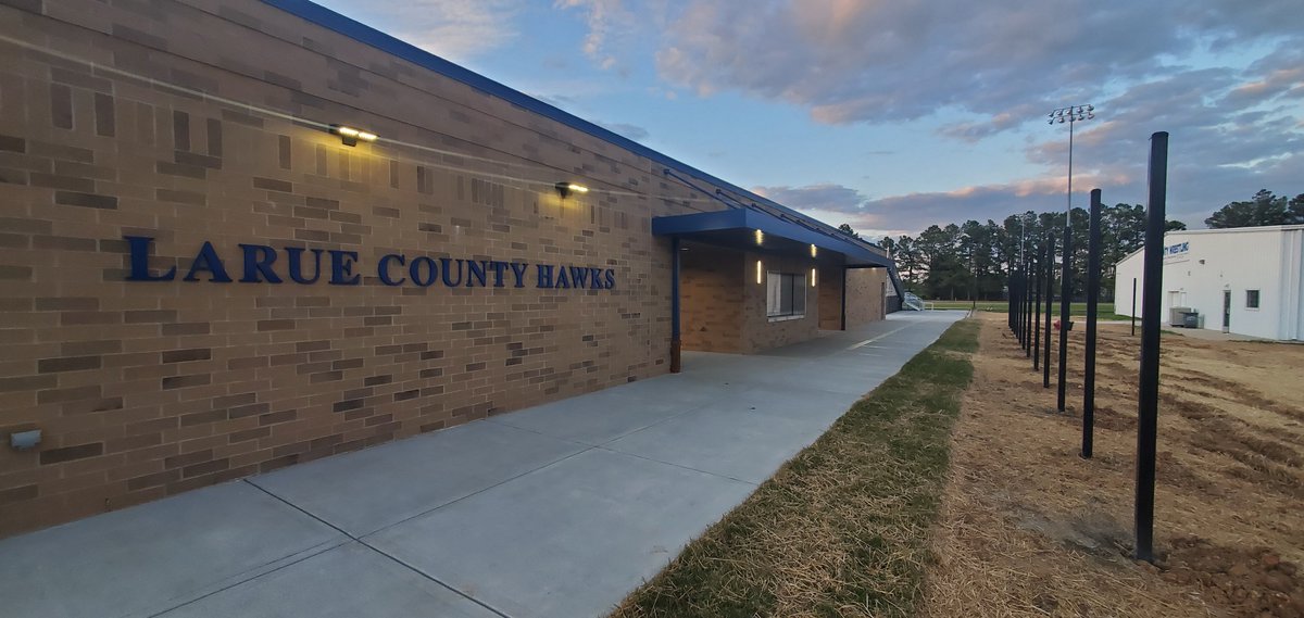 JenkinsEssex's tweet image. We are wrapping up our project at LaRue County High School! This project includes new stadium bleachers and press box for the football field, concession stands, and greenhouses for the agricultural department.
