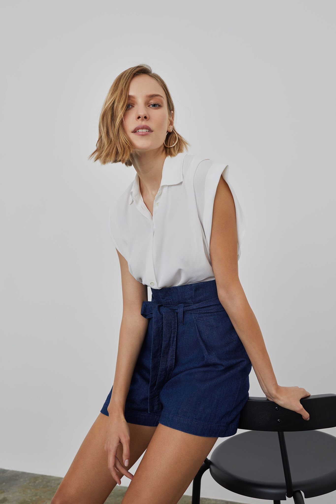 7 for all cheap mankind paperbag shorts