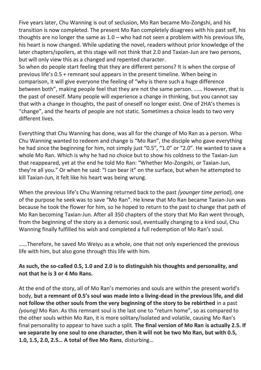 SHlZUNS's tweet photo. So aside from Meatbun speaking up regarding the 2ha and HYX drama circulating around, she also clarified on the confusion regarding the 2 lifetimes of Mo Ran and Chu Wanning (+ SM/HBN)

Long post, please read it you want to understand #2ha #二哈和他的白猫师尊 better! https://t.co/UnYrNNwbH2