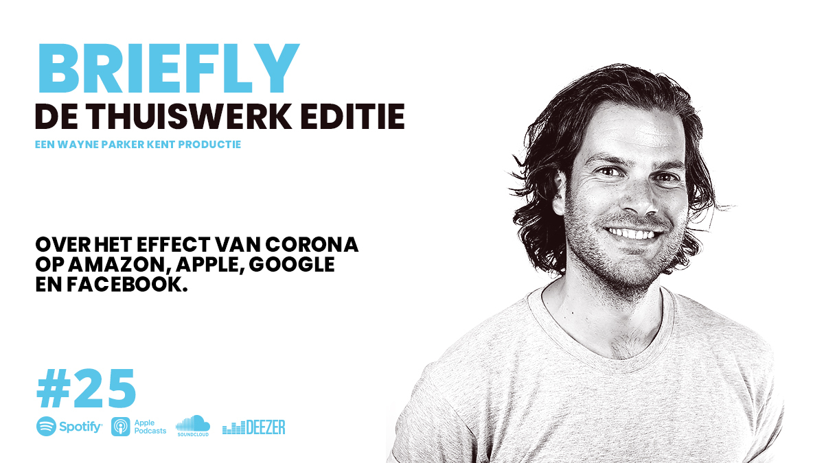 Wat gebeurt er met de Grote 4 in coronatijd? Je begrijpt; we praten deze aflevering over Amazon, Apple, Google en Facebook.👉lnk.to/Briefly-25