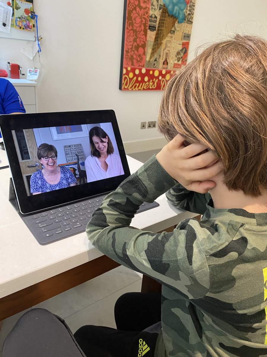 NewtonPrepSch's tweet photo. A little bird tells us our Comedy Corner with Mrs F & Mrs S is proving quite the hit with this Lower School child, who watched this week's on repeat! Lift some lockdown spirits yourself by checking out this YouTube clip #newtonprep #newtonlockdown https://t.co/PUOoVcU6Cq https://t.co/yu685hj0CS