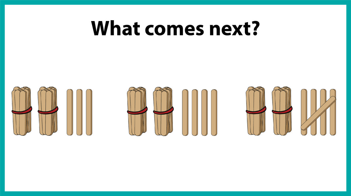 MLCmath's tweet photo. #FirstGrade Activity of the Day: What Comes Next?

1. What do you notice?

2. What do you wonder?

3. What comes next? Show or tell what the next few pictures look like. Describe how you know.

Discover with us! https://t.co/K4LLXSxzL9 #DistanceLearning #MathAtHome https://t.co/c5AYmaCs3z
