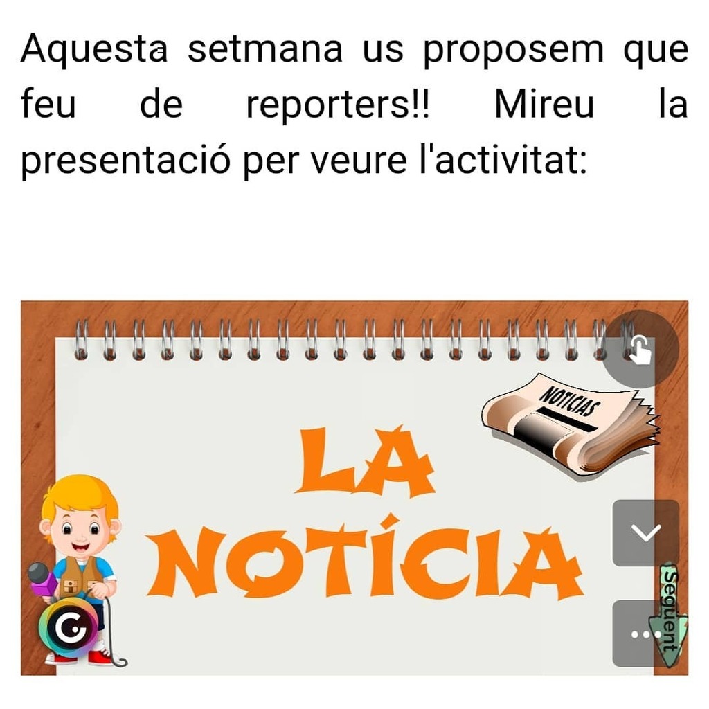 escolamariagali's tweet photo. Moltes classes estan treballant amb el genially, una nova eina interactiva que els mestres personalitzen. Aquesta setmana l'han fet servir a Quart, per exemple. #Terrassa #confinament #educacióterrassa #escolapublica https://t.co/oAGvHU6604 https://t.co/GIcStJQe0E