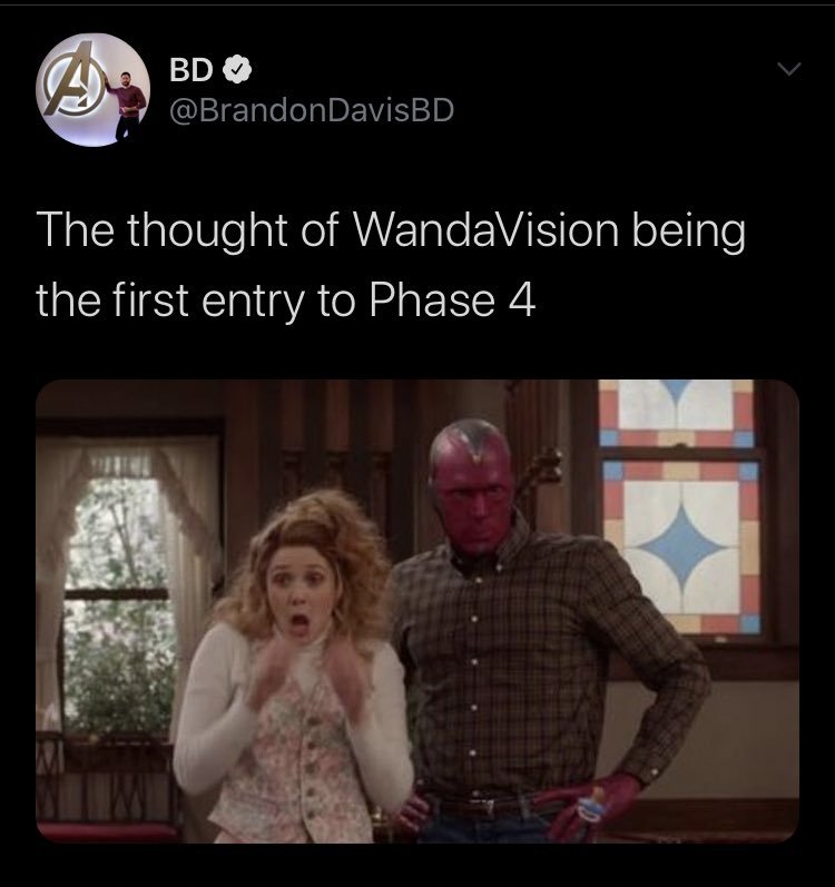 Adding to that, you may have noticed that WandaVision has been a hot topic lately. Brandon Davis said something about WandaVision being the first Marvel Disney+ show to be released. Also, Andy Park showcased some of his WandaVision concept art recently.