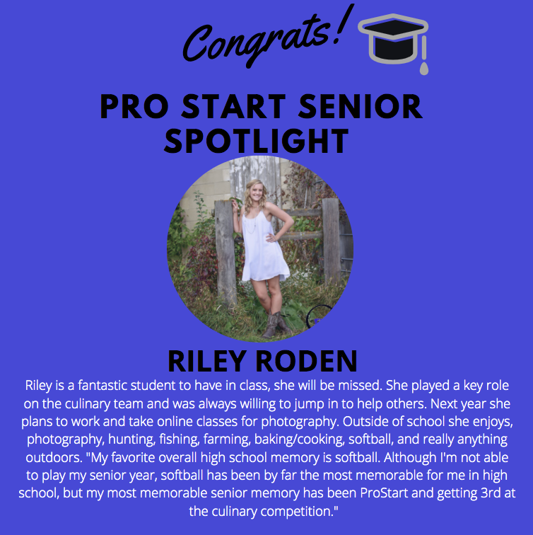 mrs_getty's tweet photo. RHS ProStart Class of 2020
#IAGDTBAR #RoyalPride #madeinProStart #MNProStart #CTE #classof2020strong https://t.co/qPzZm98xeh