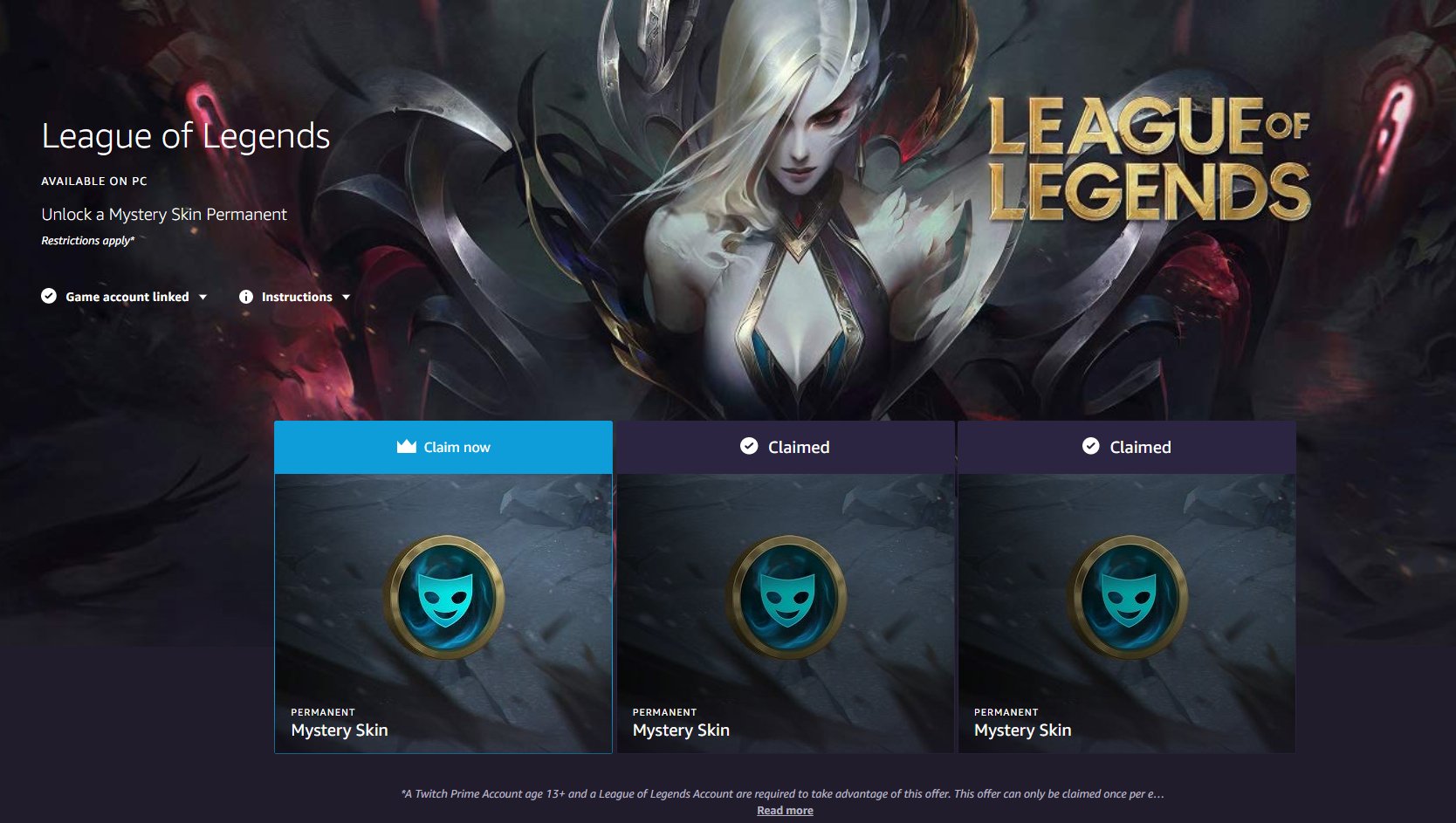 moobeat on X: The next Twitch Prime reward is now available to