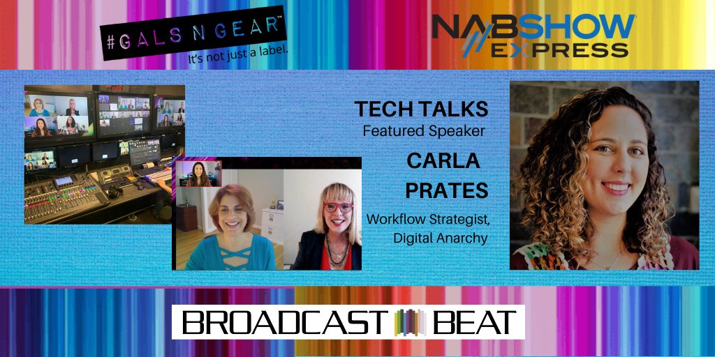 Digital_Anarchy's tweet photo. What are the latest tools for remote production? Join Digital Anarchist @CarlaPratesM, @transcriptive, and the #GALSNGEAR team (@adryenn, @brandbuzz, @BroadcastBeat, @WIFVDC) Wednesday, March 13th, at noon ET! https://t.co/x43EF774Ag. #womenintech #AI #VideoProduction #Plugins https://t.co/WrppjVQE3o