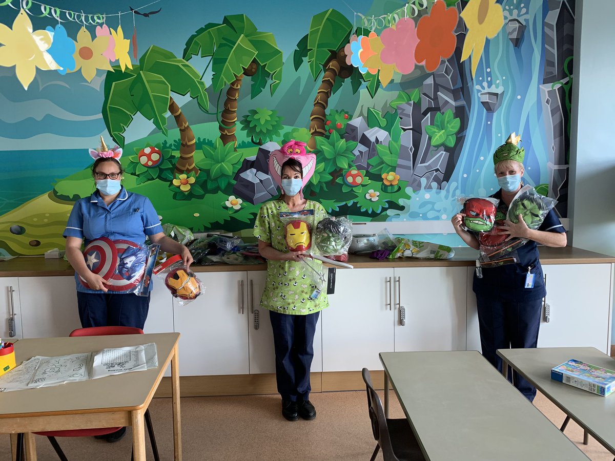 wishhcharity's tweet photo. Our friends @Asdakingswood have supported @HullHospitals Childrenโs Wards with some amazing play masks and dress up items to brighten the areas sickest childrenโs days with us. Thank you from us, our playworkers and nursing teams #Imagination #CreativityThroughPlay ๐๐ท๐ฝ๐ฉโ๐๐ฆน๐ปโโ๏ธ๐ฆธ๐ปโโ๏ธ๐ https://t.co/A05Gpzk4SR
