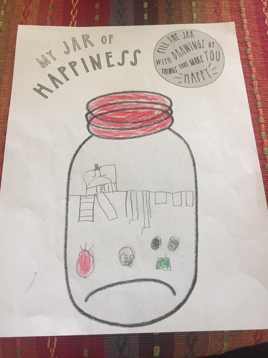 meekim16's tweet photo. Prek drew pictures of things that make them happy in the Jar of Happiness today. @CampbellAPS @APS_EarlyChild @APSLetsBeSocial https://t.co/XPu8sDx11S