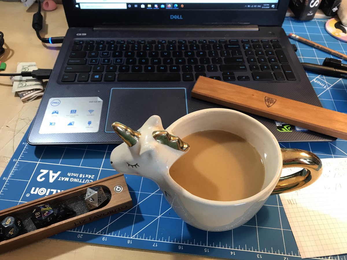 DungeonDays's tweet photo. It may be nasty outside, but inside the party is getting ready to battle a hag! #dndclub #coronacantstopus https://t.co/XAB5SRRV4S