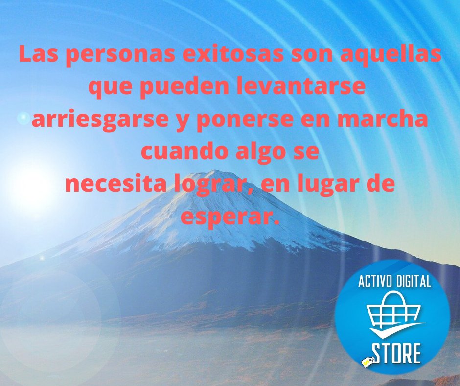 ActDigitalStore's tweet image. 🙄😎Quizás no todos tenemos la previsión o la experiencia para tomar las decisiones correctas de inmediato. Sin embargo, algunos de nuestros problemas podrían disolverse más rápido si nos mantenemos motivados positivamente.🤔👍