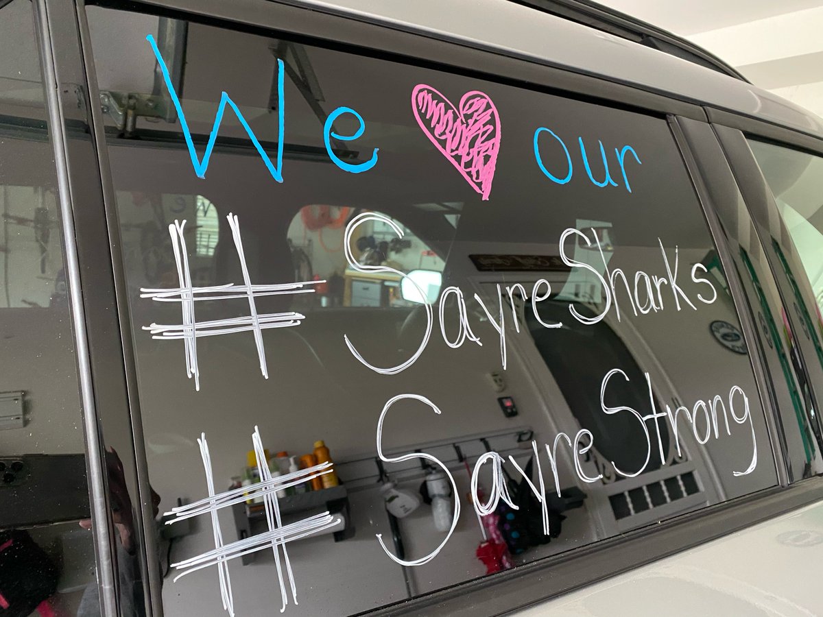 Looking forward to seeing all of our #SayreSharks today during the teacher parade!  #SayreStrong <a href="/SLCSSayre/">Sayre Elementary</a> <a href="/sayre_pto/">Sayre Elementary PTO</a>