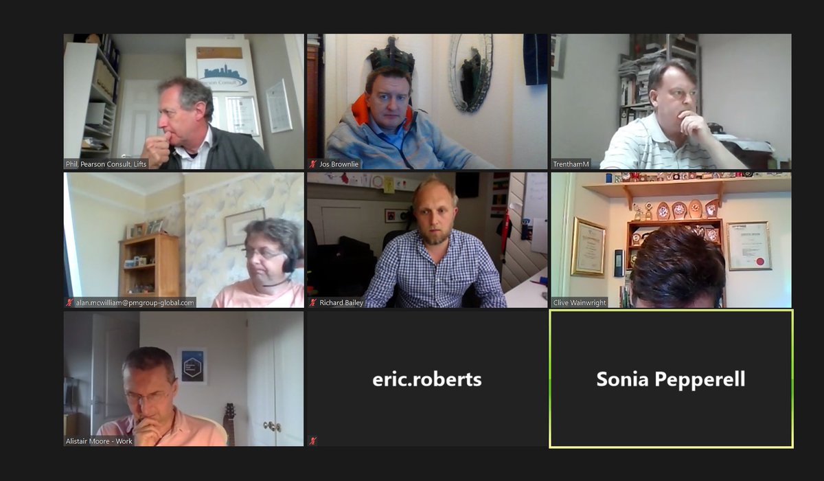 CIBSEWM's tweet photo. Tonight's #cibsewm regional committee meeting has been run on zoom - The committee have trialled both Teams and Zoom recently https://t.co/3aGsSKCQuG