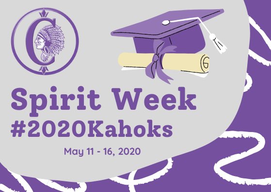 Let’s get in the School spirit this week! Join us in decorating your store fronts and houses with signs and decorations for our 2020 Seniors! Help us color the Town purple and white this week💜
The Chamber office has white poster board if you need any. Please call before pick up.