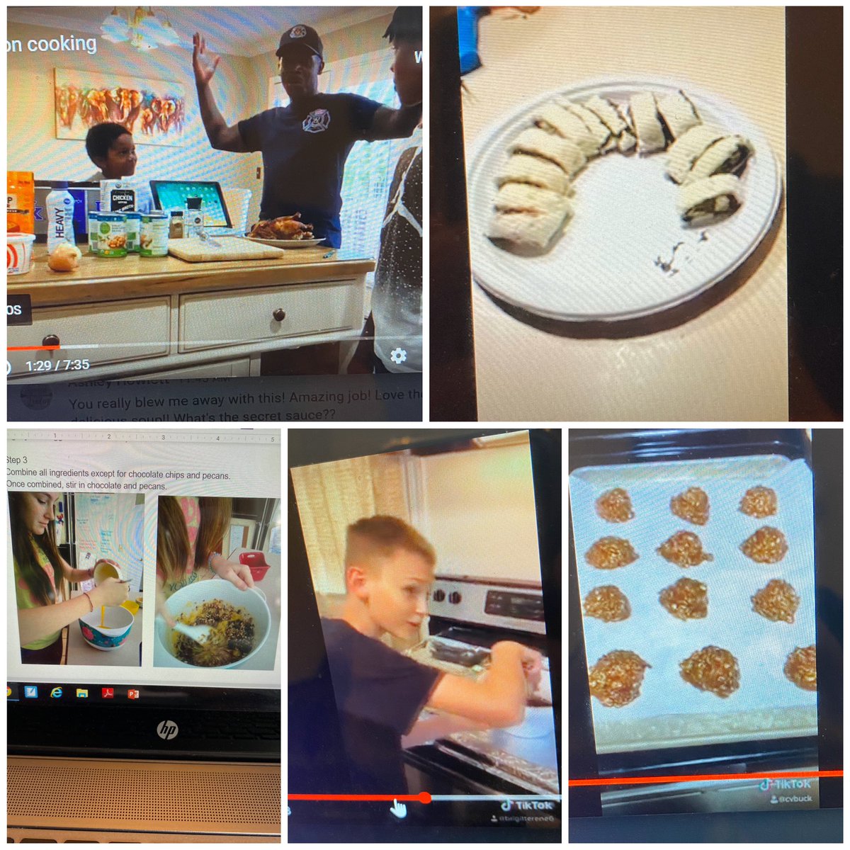 ahowlett09's tweet photo. Last week for #ThisIsHowINTI we brought the learning to the kitchen! We published our 6th grade Cultural Cookbook and asked Ss to pick a recipe to recreate at home via @YouTube @tiktok_us or write a blog. While we can’t be together, the cookbook welcomed everyone in! https://t.co/RnHhwzuhbj