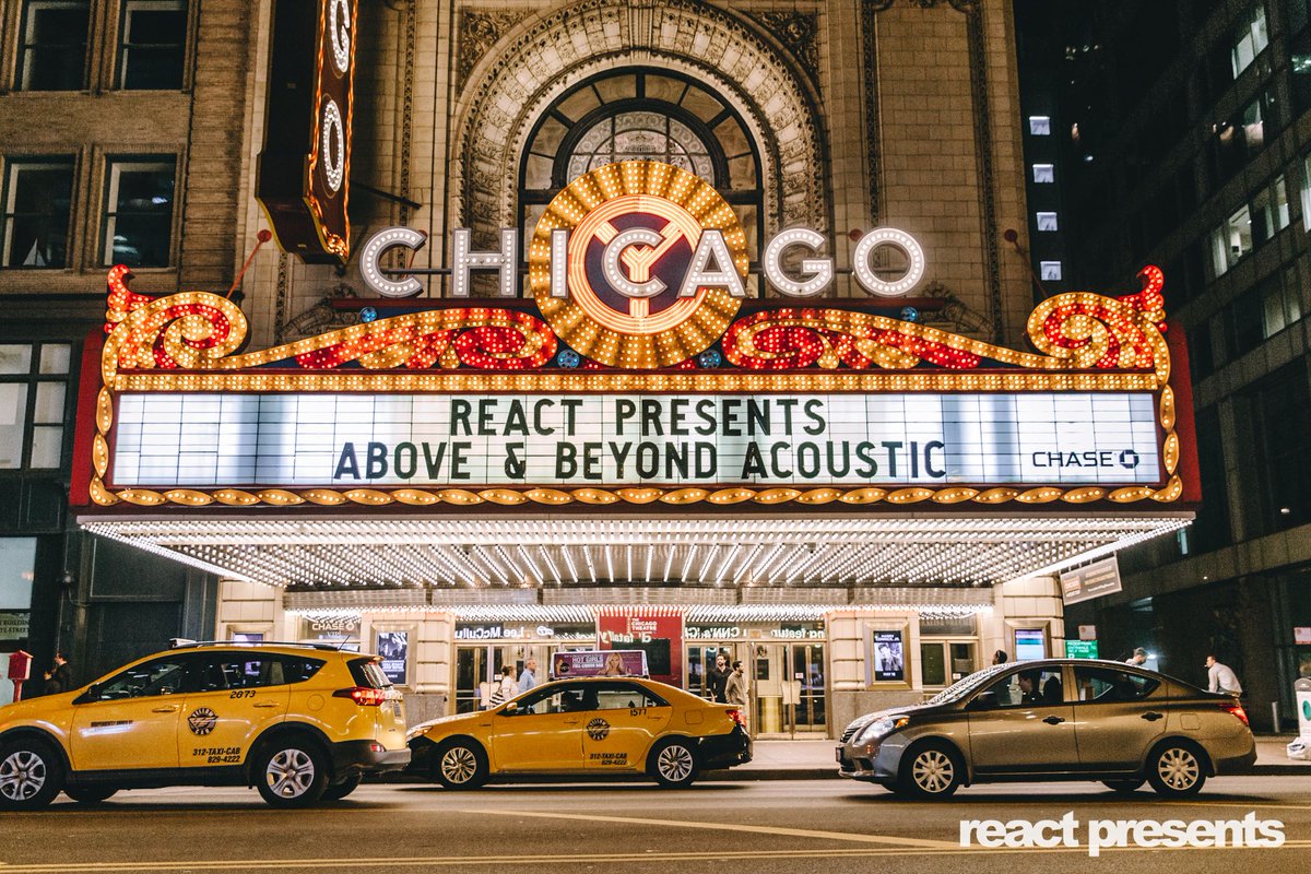 reactpresents's tweet photo. #ONTHISDAY MAY 11th & 12th 2016: @aboveandbeyond "Acoustic" played at the @ChicagoTheatre ✨ and their performance blew us away!
📸: Kyle Goldberg
#reactpresents #aboveandbeyond #chicagotheatre https://t.co/aKAhVGmPGV