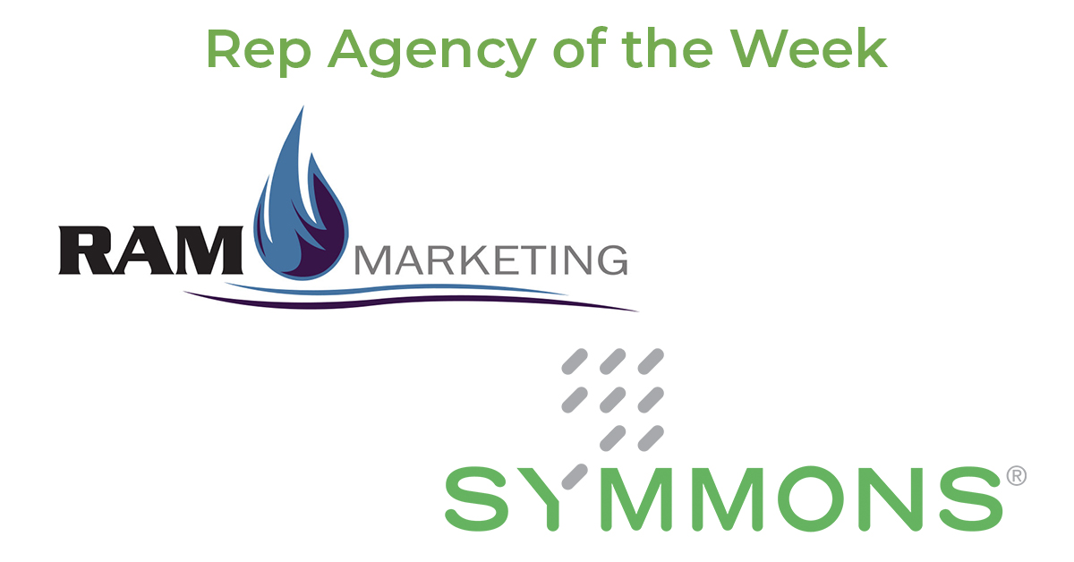 Our "Rep Agency of the Week" is RAM Mechanical Marketing who has represented Symmons for 33 years in the provinces of Manitoba and Saskatchewan. Thank you to the team at RAM for all their hard work!