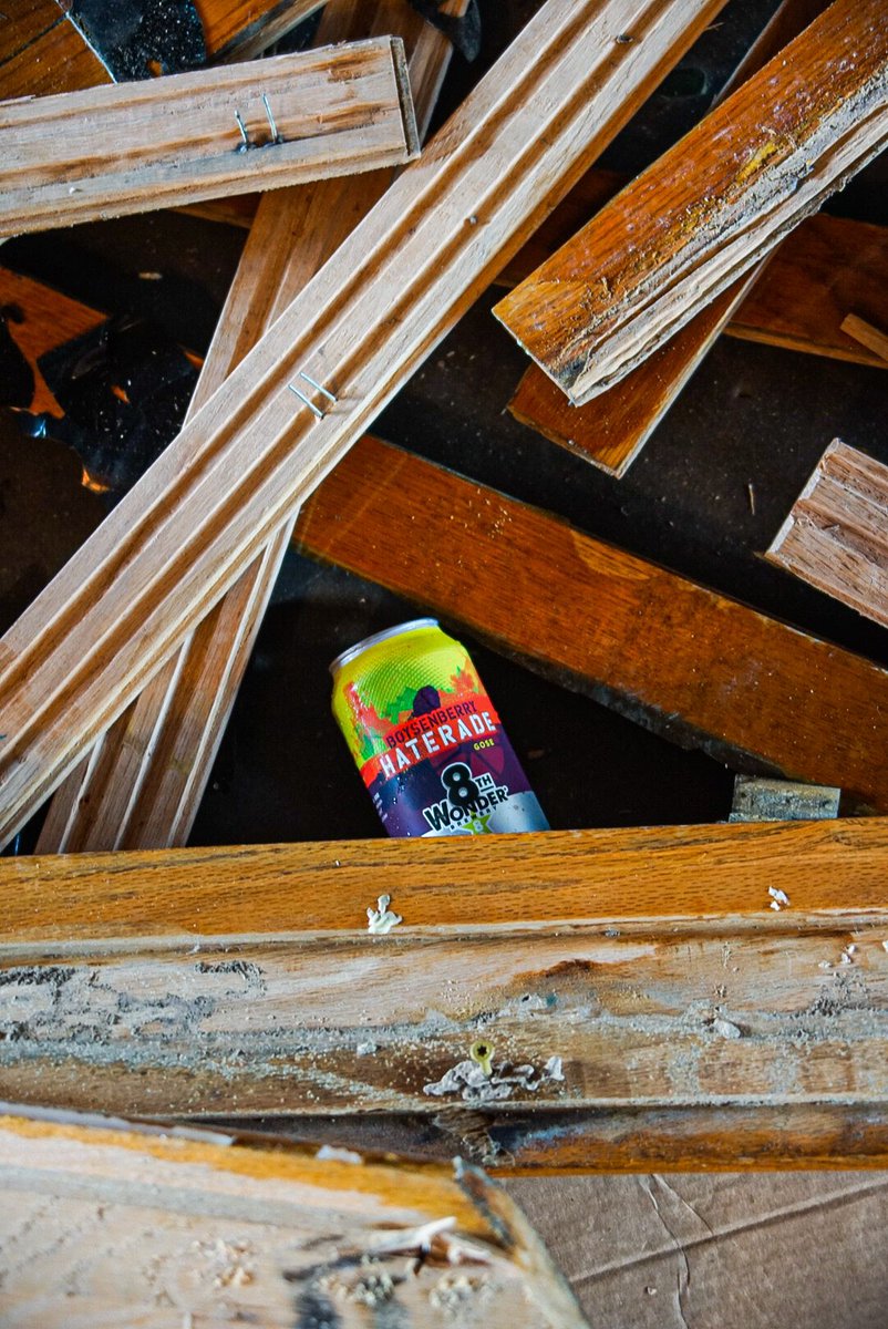 We’re rebuilding the taproom bar! We’ve had a solid 5 year run with it but it’s taken a beating over the years and the bar top needs to be replaced. Enjoying a few Boysenberry Haterades while we’re at it. Curbside open 1p-7p.