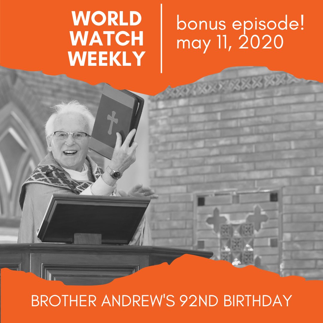 OpenDoorsCanada's tweet photo. Check out our special bonus episode of the #WorldWatchWeekly podcast to learn more about the incredible life of Brother Andrew!
https://t.co/rfilclSWGq https://t.co/0s9Hw0skDn