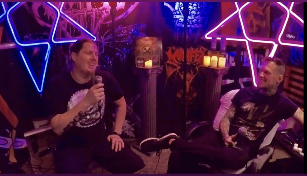 carnifex's tweet image. The Carnifex podcast, Death ETC - Episode 2 is now LIVE on our Patreon. Hang with the four of us chatting about the Dead In My Arms writing process, crazy shows and we answer the burning question, Did Carnifex really start as a MySpace band 🤔🤣