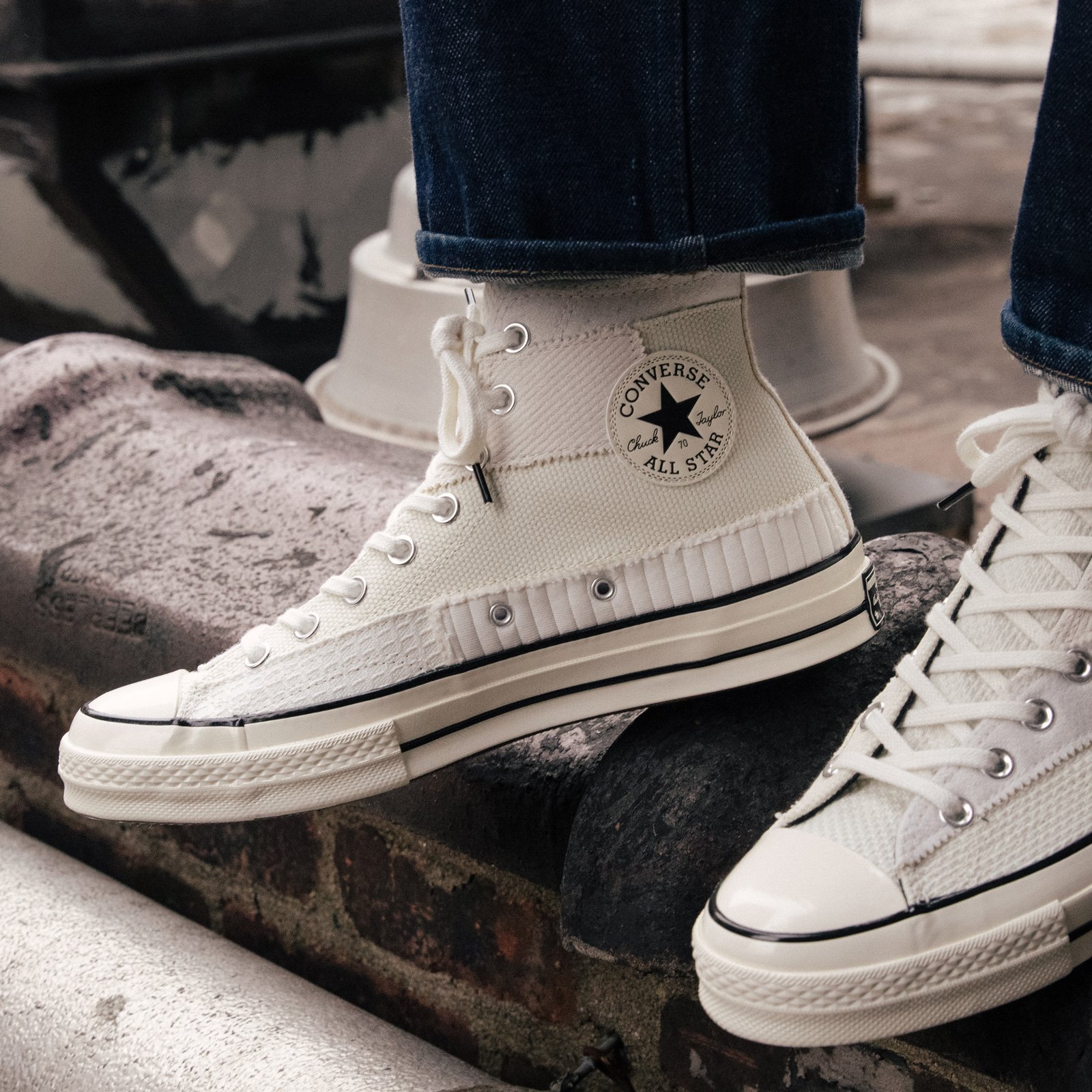 converse patchwork white