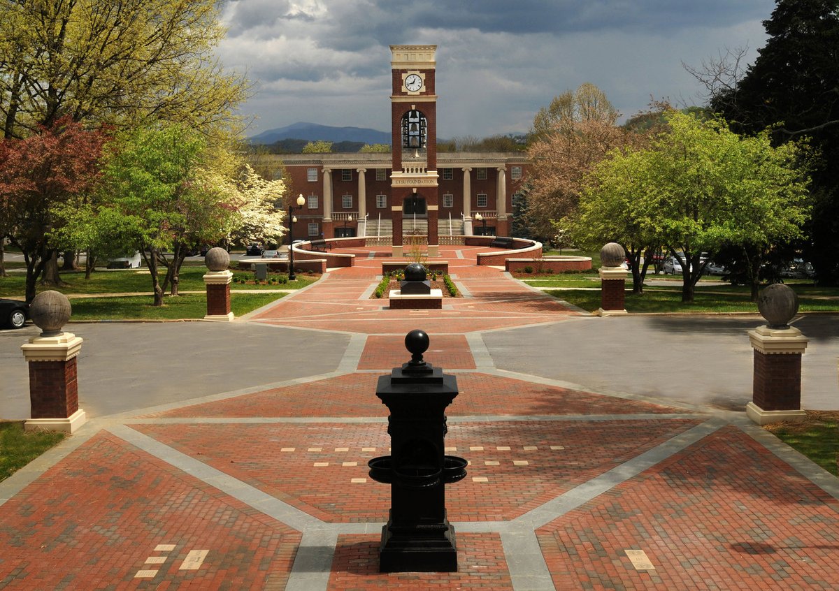 Coach_Lewellyn's tweet photo. East Tennessee State University Campus at a glance! Don't know how good it is until you get here. #BucPride https://t.co/Fq8eqlUdWs