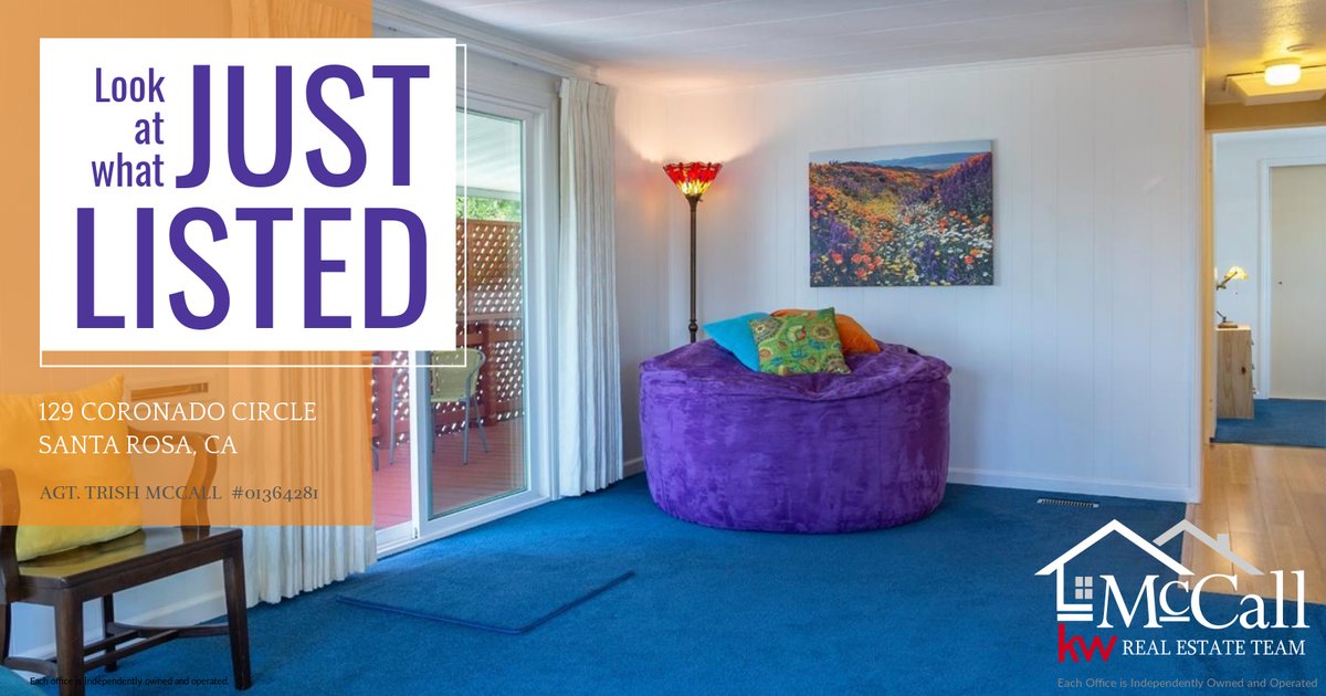 McCallTeam's tweet image. Well maintained sparkling clean mobile home in desirable Rancho Cabeza mobile estates. This lovely home features 800+/-sf and 2bd/1b, light filled living room, galley kitchen, indoor laundry, bamboo flooring, covered patio and so much more!

pages.kw.com/trish-mccall/3…