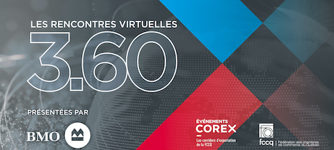 FCCQ's tweet photo. Le 14 mai, venez échanger avec @PeterGHallXIII, David Jacobson et @MartineHebertQc sur la situation économique et commerciale internationale. Présentées par @FCCQ en partenariat avec @BMOfr.
#360COREX
👉 Inscription : https://t.co/tO8SETFgGt https://t.co/k0xIx0TxEu