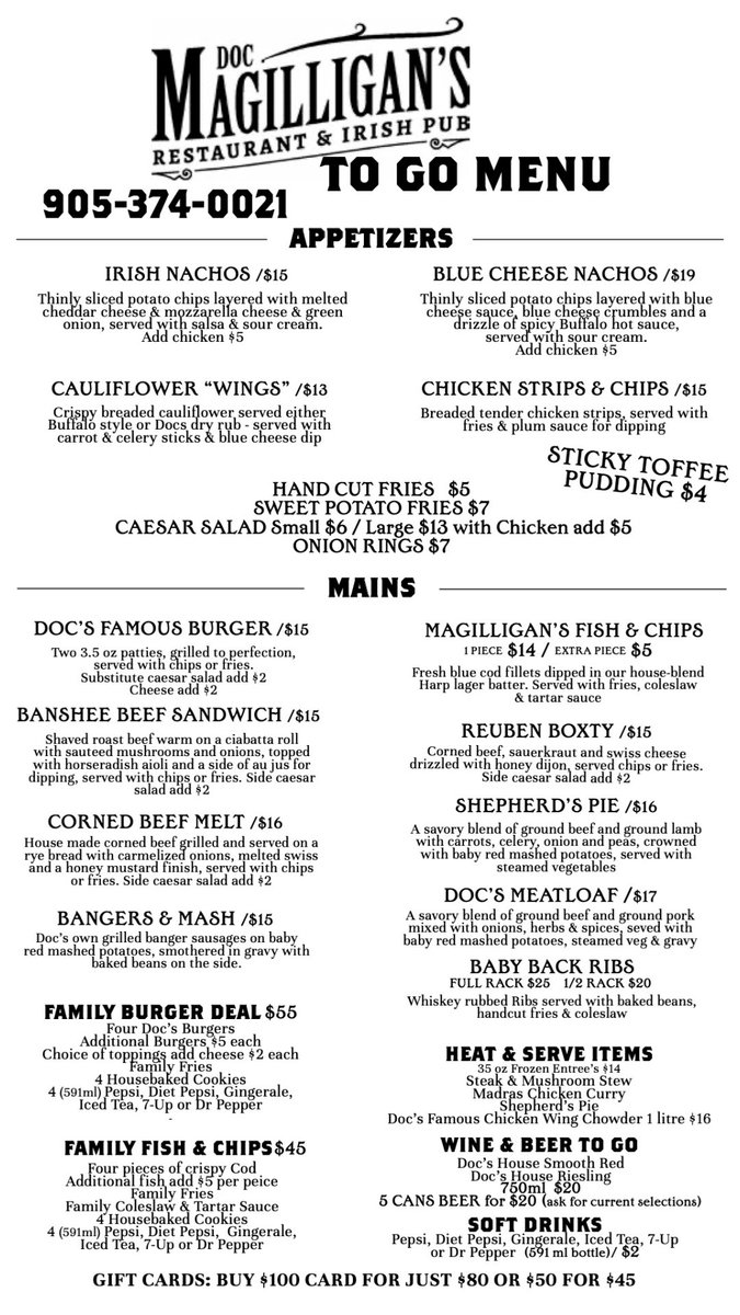 Doc Magilligans Pub tweet media