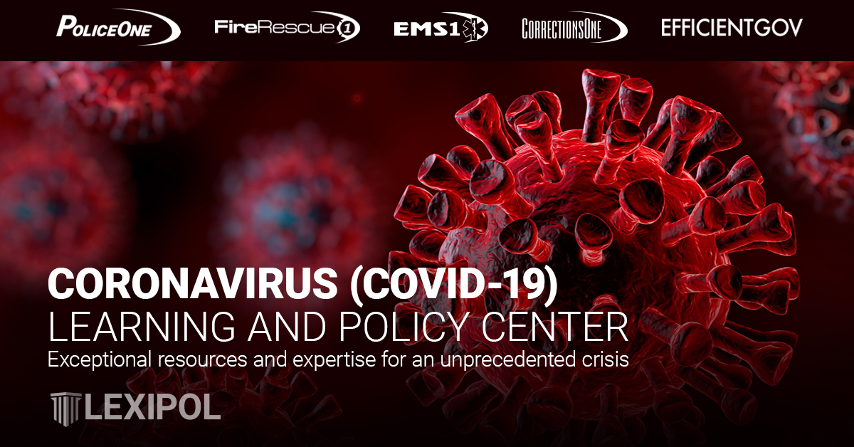 Lexipol's tweet image. Exceptional resources and expertise for an unprecedented crisis. Lexipol announces our #COVID19 website offering free policies &amp;amp; courses to #publicsafety agencies to help during the #coronavirus crisis: bit.ly/2yPDBkv  #police #fire #corrections #ems