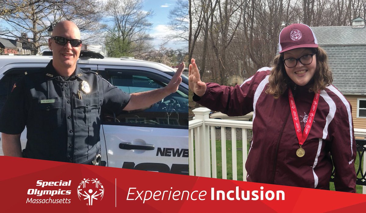 ChiefSimonsNPD's tweet photo. I just sent a High Five to @SpOlympicsMA athlete, Meghan! Help me show the athletes how much support they have, so that when they are ready to get back on the playing field, they'll be ready to compete! #SOMAHighFive https://t.co/T1lHBPR3Pk https://t.co/SC9DEXDz1d