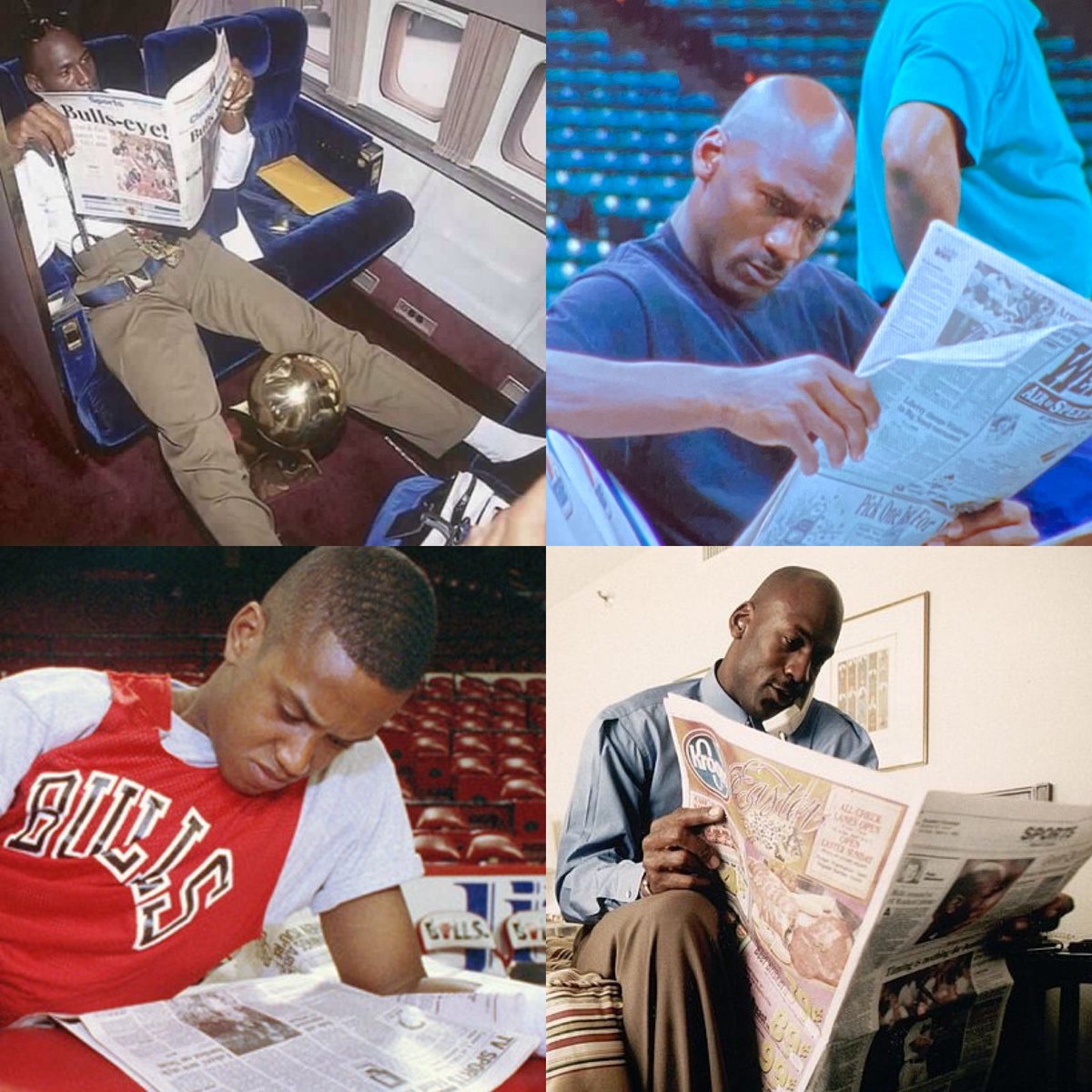 jordan with newspaper