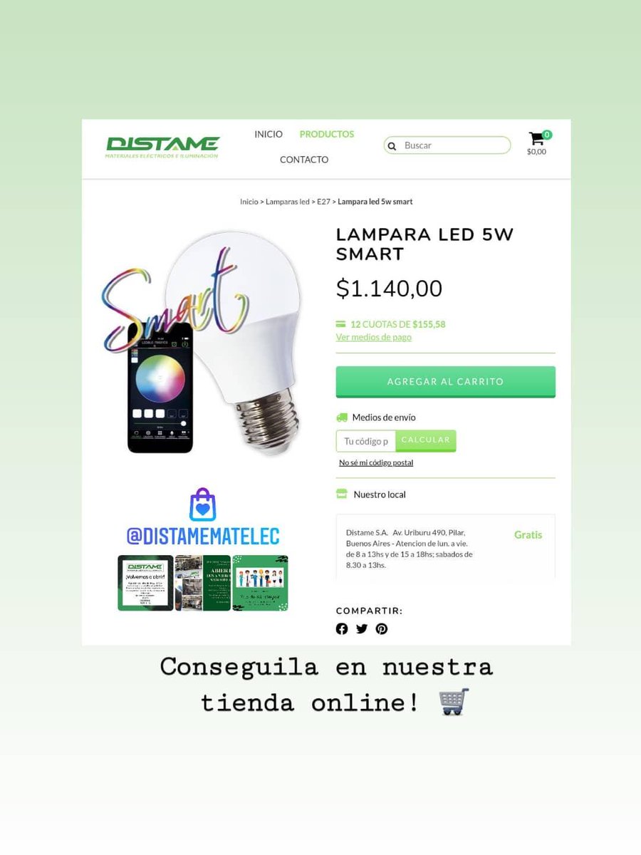 DistameMatElect's tweet photo. https://t.co/apmB3xd6bL conseguila en nuestra tienda online! https://t.co/E8rNtc7E7S