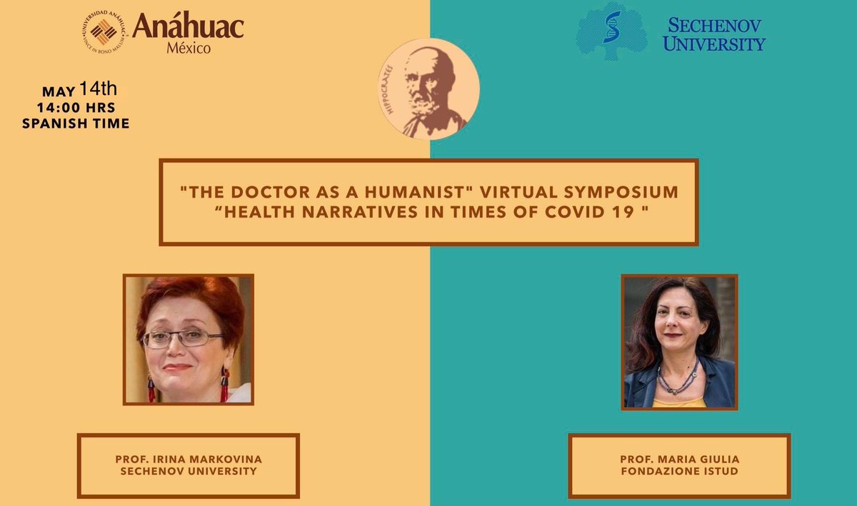 “The Doctor as a Humanist” Virtual Symposium

     “Health narratives in times of COVID-19”🦠

<a href="/DoctorHumanist/">The Doctor as a Humanist</a>, April 14th
Free registration: anahuac.mx/mexico/Escuela…