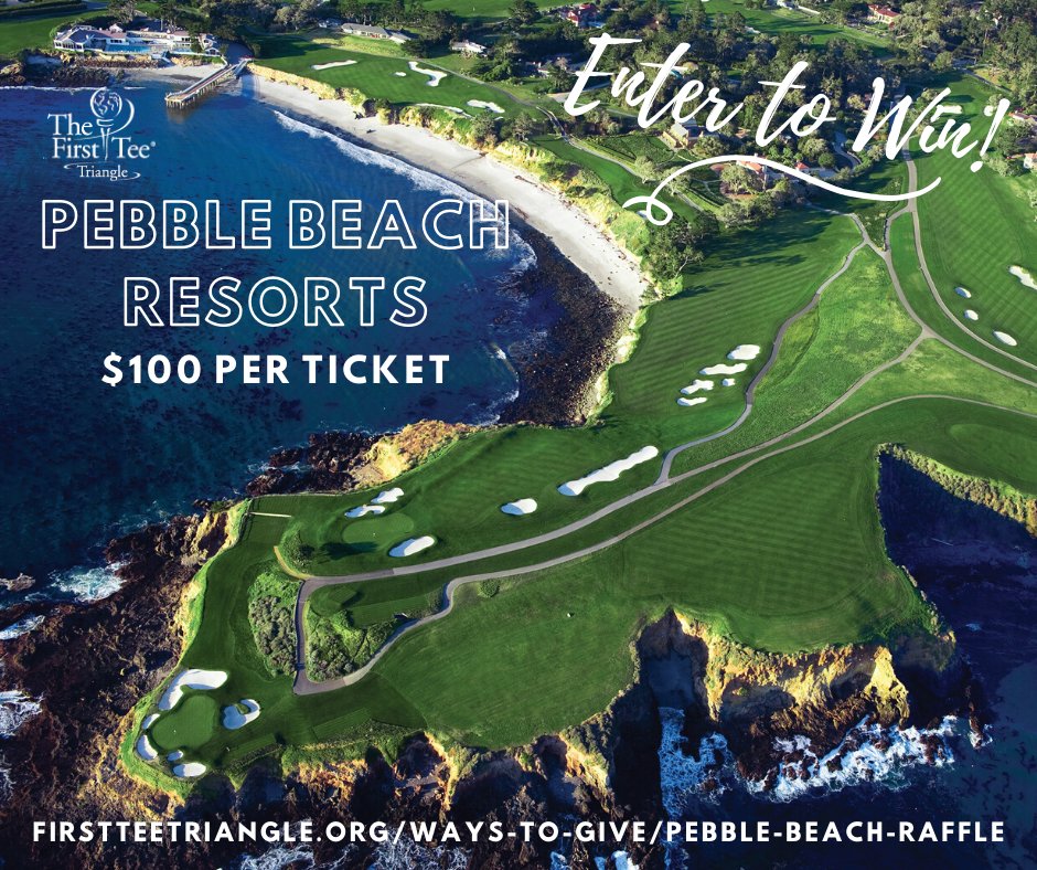 Our annual Pebble Beach raffle is now live! Purchase a ticket and enter for a chance to win a trip for 4 to Pebble Beach Resorts. 
bit.ly/3dGMYSt
