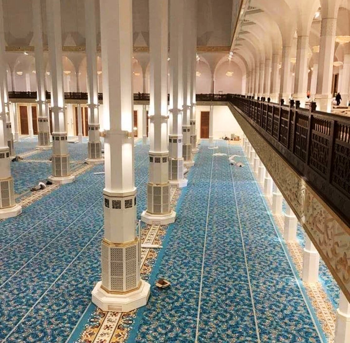 wissam_shabat's tweet photo. Interior of The Great Mosque of Algiers or Djamaa El Djazair, Algeria.

The third largest masjid worldwide, and the largest in Africa. Completed 2019. https://t.co/G4PZ7GkHFF