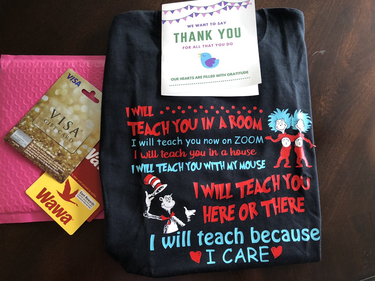 We received a sweet and very generous surprise in our mailboxes today! 🥰Thank you Team 4GS and parents for thinking of us!  Although we miss you terribly....our hearts are full 💗
