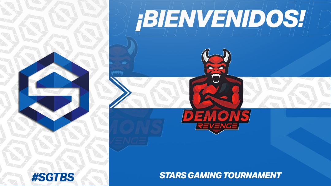 #BIENVENIDOS 

Damos la bienvenida a <a href="/DemonsRevengeCR/">Demons Revenge😈</a> quienes van a demostrar su gran nivel y lucharán por obtener el campeonato!  

#SGTBS