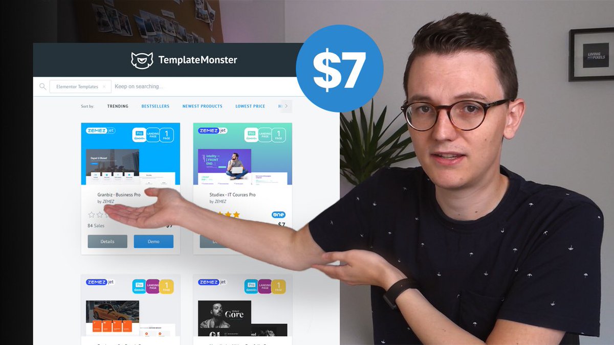 Are these $7 Elementor templates from <a href="/templatemonster/">TemplateMonster</a> worth your money? In my newest video I buy one of their templates and judge whether it’s a good option for your next Wordpress project, or not ➡️ youtu.be/m-XIE-_eqBA