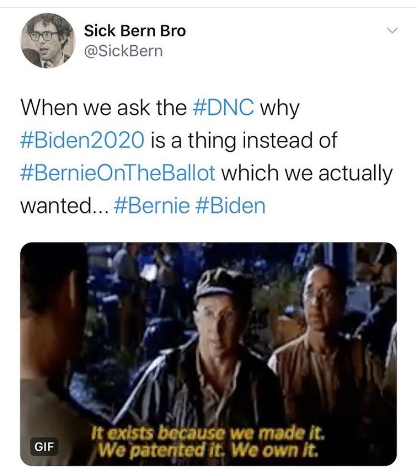 SickBern's tweet image. True! The @DNC may have cost us big time! We need to #BringBernieBack