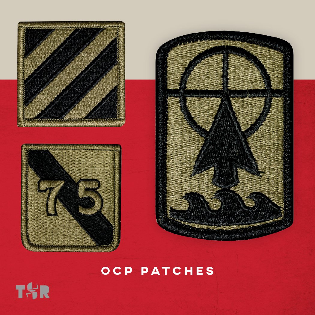 Patches for your #OCP Uniform >> bit.ly/OCPPatches #military #militaryuniform #tactical #militarypatches #TSRinc