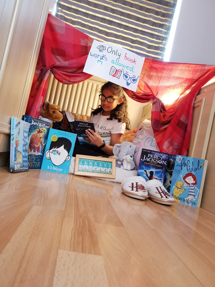 roshnikalyani32's tweet photo. Only book worms allowed in this den. Jahnavi's idea of heaven! #bookworms #denmaking #dojochallenge @kestrelmead @Miss_RehalKMPA @MrsHillKMPA https://t.co/2Bhc8z76ab