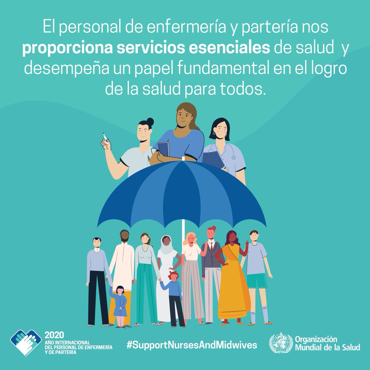 ONU_es's tweet photo. El personal de enfermería y partería representa la mayoría de la fuerza laboral en el sector de la salud y se encuentra al frente de la lucha contra la #COVID19.

Demuestra tu agradecimiento y solidaridad en este #DíaDeLaEnfermería y siempre: https://t.co/tH5c7inda7 https://t.co/bwVzKChUAZ